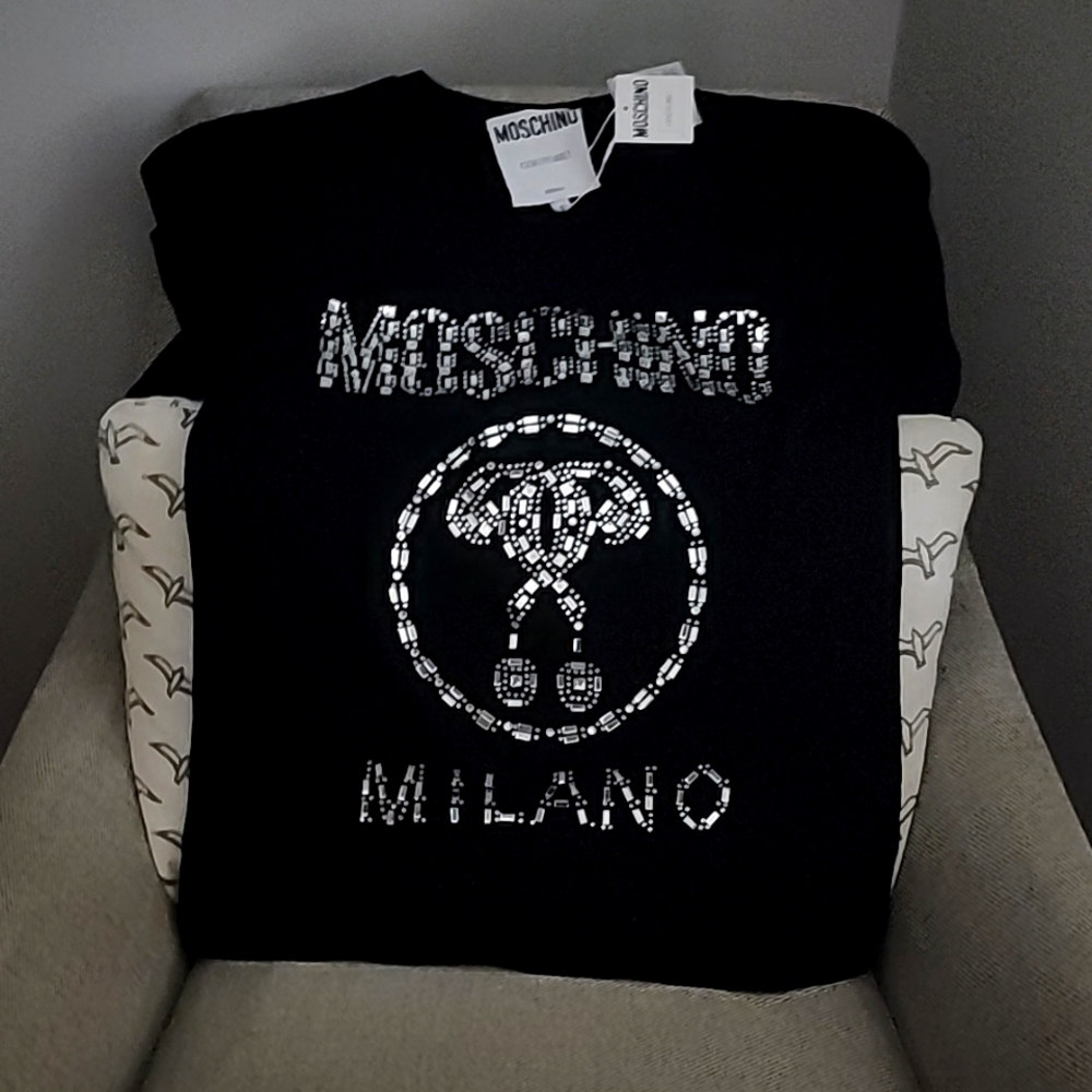 Moschino crystal bling top!